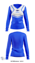 Forrest City High School Cheer 14152448 Women's Long Sleeve V-neck Shirt - 122