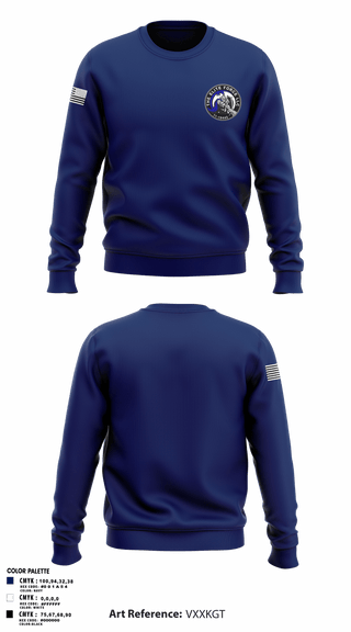 Crew Neck Sweatshirt, The Elite Force Llc, Police, Teamtime, Team time, sublimation, custom sports apparel, team uniforms, spirit wear, spiritwear, sports uniforms, custom shirts, team store, custom team store, fundraiser sports, apparel fundraiser