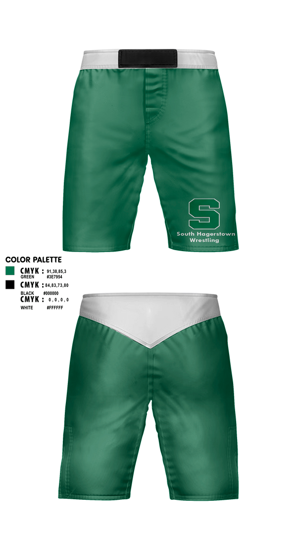 Fight Shorts, South Hagerstown High School Wrestling, Wrestling, Teamtime, Team time, sublimation, custom sports apparel, team uniforms, spirit wear, spiritwear, sports uniforms, custom shirts, team store, custom team store, fundraiser sports, apparel fundraiser