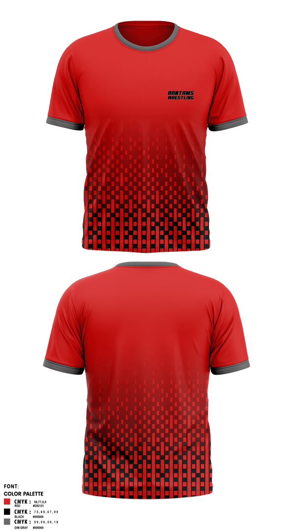 Short Sleeve Rash Guard Shirt, BANTAMS, Wrestling, Teamtime, Team time, sublimation, custom sports apparel, team uniforms, spirit wear, spiritwear, sports uniforms, custom shirts, team store, custom team store, fundraiser sports, apparel fundraiser