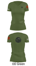 VAQ-131 90962102 Women's Short Sleeve V-neck Shirt - 46