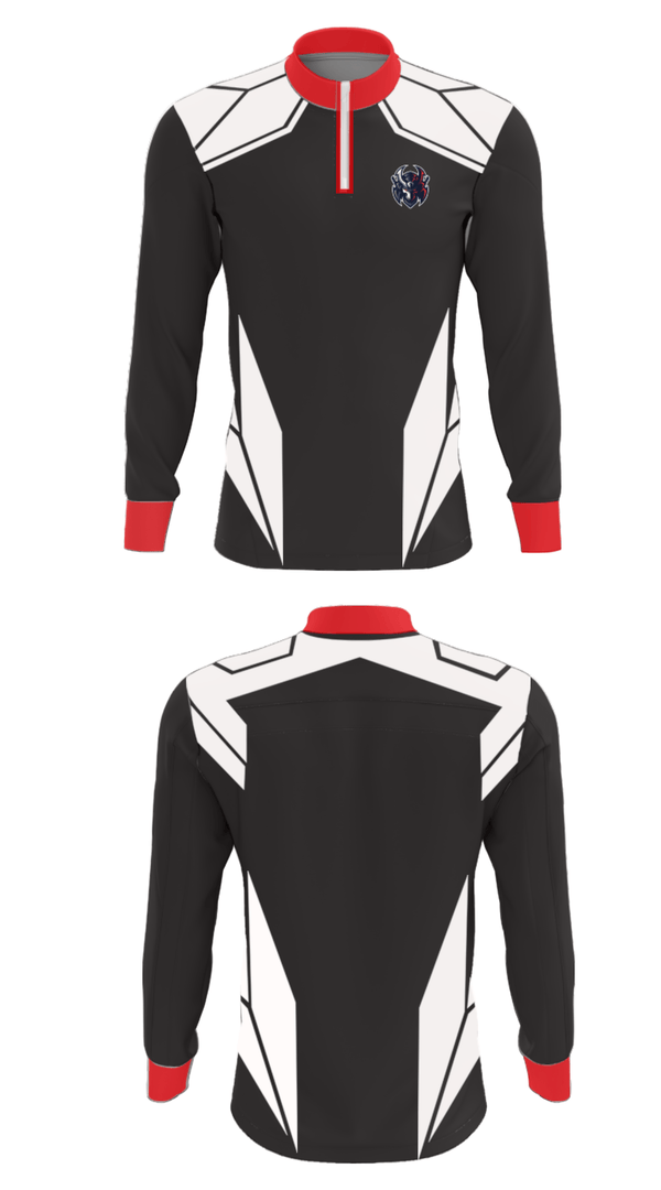 Quarter Zip Jacket, Motivation X Fitness, LLC, , Teamtime, Team time, sublimation, custom sports apparel, team uniforms, spirit wear, spiritwear, sports uniforms, custom shirts, team store, custom team store, fundraiser sports, apparel fundraiser