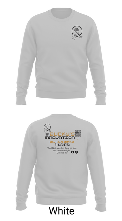 Buckys innovation 43174856 Crew Neck Sweatshirt - 2