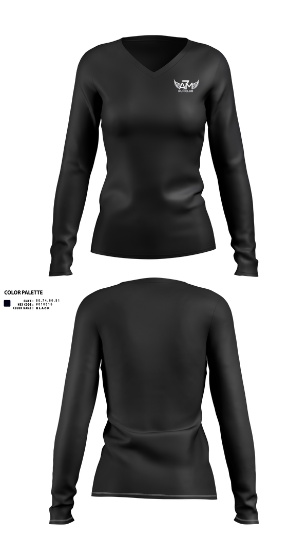 Womens Long Sleeve Vneck Shirt, INCONIC, Cross Country, Teamtime, Team time, sublimation, custom sports apparel, team uniforms, spirit wear, spiritwear, sports uniforms, custom shirts, team store, custom team store, fundraiser sports, apparel fundraiser