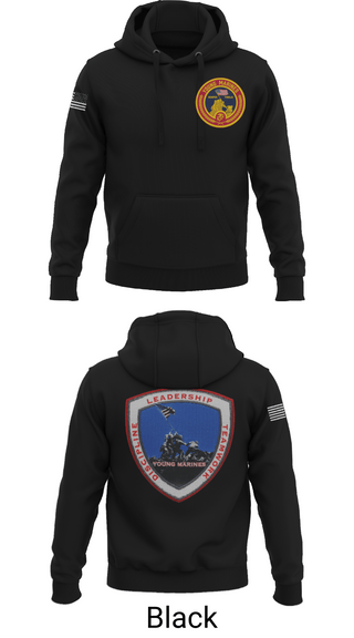 Hoodie, Lancaster County Young Marines, Marines, Teamtime, Team time, sublimation, custom sports apparel, team uniforms, spirit wear, spiritwear, sports uniforms, custom shirts, team store, custom team store, fundraiser sports, apparel fundraiser