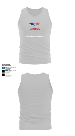 Tank Top, FREEDOM WILDLIFE EXPERTS, , Teamtime, Team time, sublimation, custom sports apparel, team uniforms, spirit wear, spiritwear, sports uniforms, custom shirts, team store, custom team store, fundraiser sports, apparel fundraiser