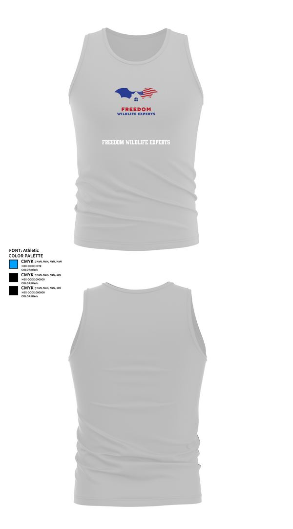 Tank Top, FREEDOM WILDLIFE EXPERTS, , Teamtime, Team time, sublimation, custom sports apparel, team uniforms, spirit wear, spiritwear, sports uniforms, custom shirts, team store, custom team store, fundraiser sports, apparel fundraiser