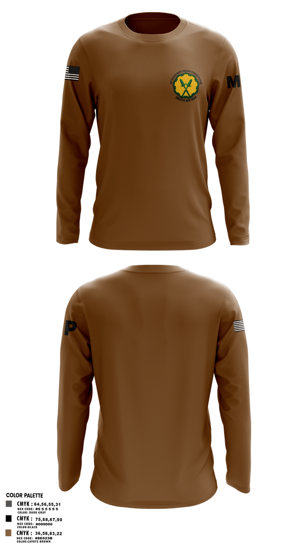 Long Sleeve Performance Polo, 160th mp bn, Army, Teamtime, Team time, sublimation, custom sports apparel, team uniforms, spirit wear, spiritwear, sports uniforms, custom shirts, team store, custom team store, fundraiser sports, apparel fundraiser