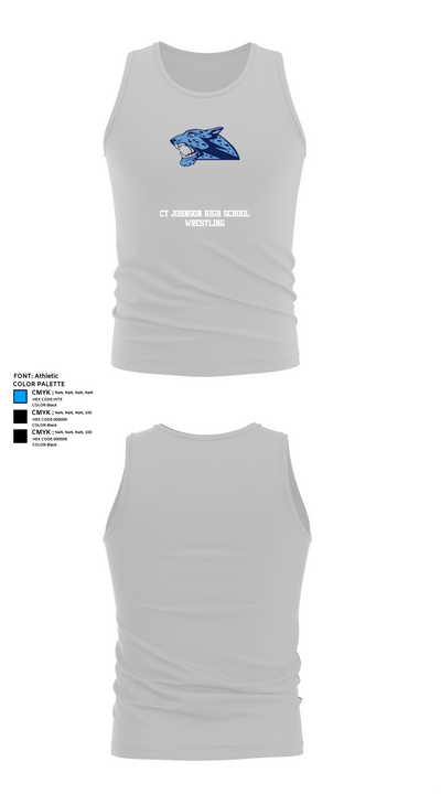 CT Johnson High School Wrestling 31935776 Tank Top - 13