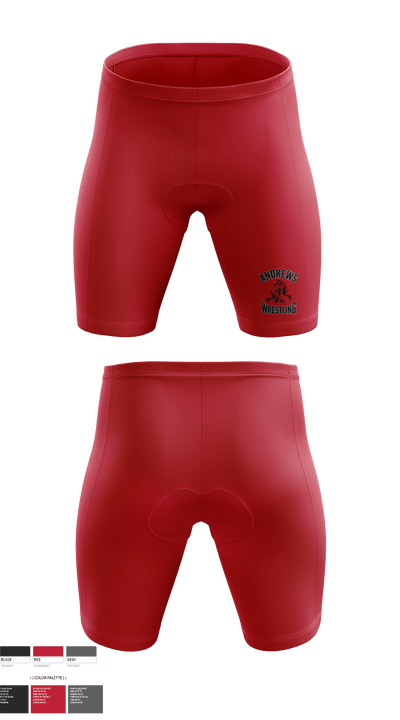 Andrews Wildcats 74502940 Men's Compression Shorts - 4