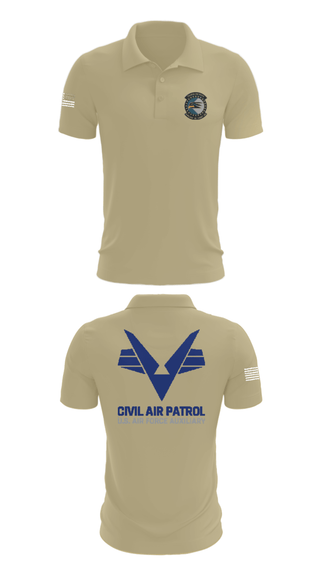 Short Sleeve Performance Polo, Sunlake High School Cadet Squadron, Air Force, Teamtime, Team time, sublimation, custom sports apparel, team uniforms, spirit wear, spiritwear, sports uniforms, custom shirts, team store, custom team store, fundraiser sports, apparel fundraiser