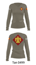 GOLD 78279862 Women's Long Sleeve V-neck Shirt - 77