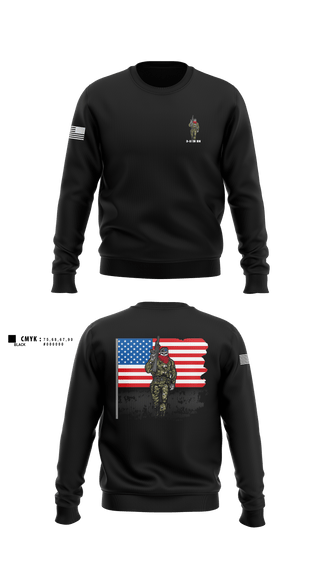 Crew Neck Sweatshirt, 3-11 IN BN, Army, Teamtime, Team time, sublimation, custom sports apparel, team uniforms, spirit wear, spiritwear, sports uniforms, custom shirts, team store, custom team store, fundraiser sports, apparel fundraiser
