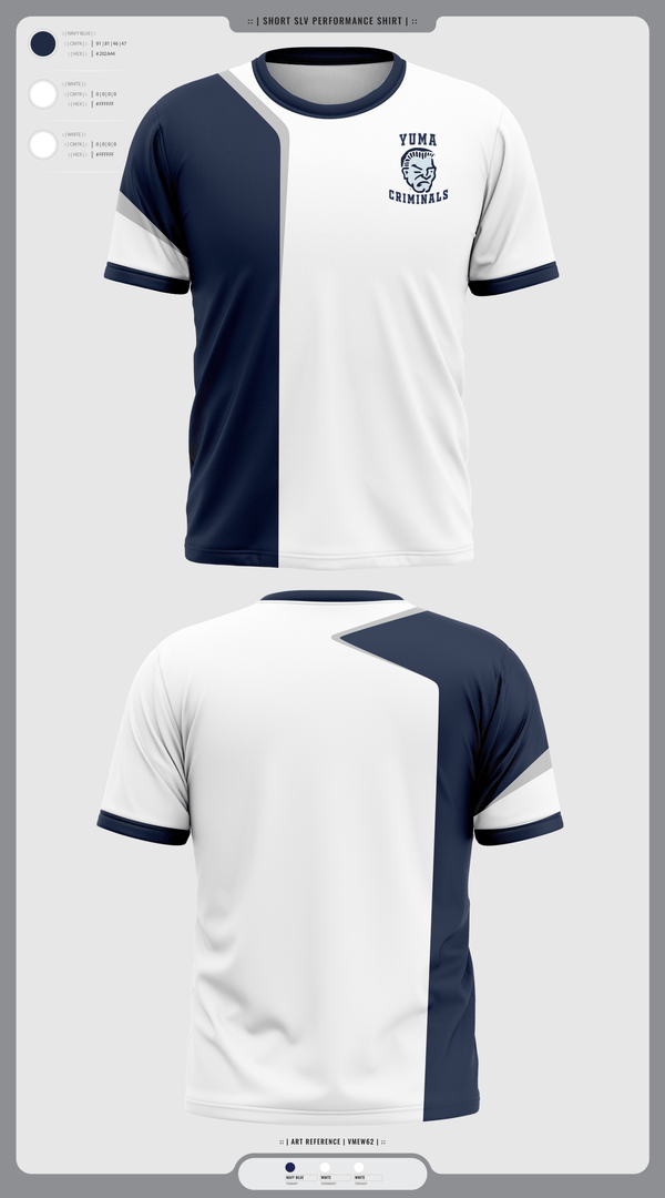 Short Sleeve Performance Shirt, Yuma High School Wrestling, Wrestling, Teamtime, Team time, sublimation, custom sports apparel, team uniforms, spirit wear, spiritwear, sports uniforms, custom shirts, team store, custom team store, fundraiser sports, apparel fundraiser