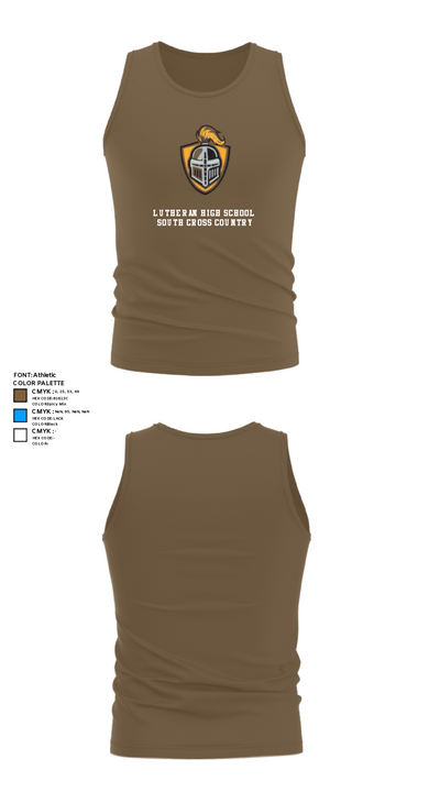 Lutheran High School South Cross Country 50596154 Tank Top - 8