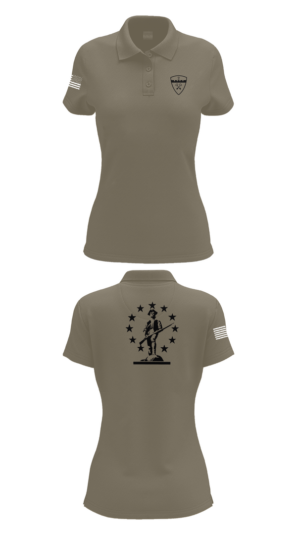 Womens Short Sleeve Performance Polo, 2nd Company Governor's Foot Guard, , Teamtime, Team time, sublimation, custom sports apparel, team uniforms, spirit wear, spiritwear, sports uniforms, custom shirts, team store, custom team store, fundraiser sports, apparel fundraiser