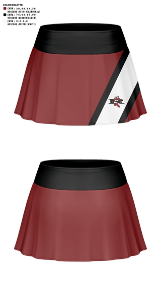 Skort, Riverton High School Cheer, Cheer, Teamtime, Team time, sublimation, custom sports apparel, team uniforms, spirit wear, spiritwear, sports uniforms, custom shirts, team store, custom team store, fundraiser sports, apparel fundraiser