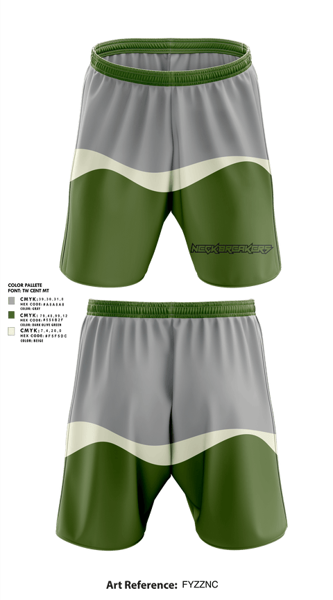 Athletic Shorts With Pockets, Neck breakers cc, , Teamtime, Team time, sublimation, custom sports apparel, team uniforms, spirit wear, spiritwear, sports uniforms, custom shirts, team store, custom team store, fundraiser sports, apparel fundraiser