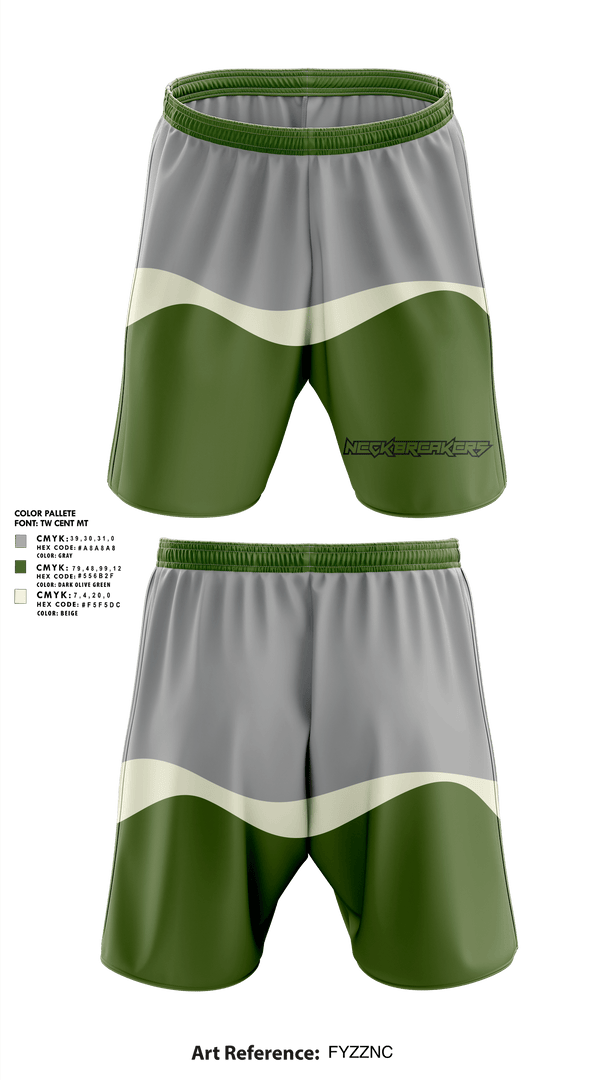 Athletic Shorts With Pockets, Neck breakers cc, , Teamtime, Team time, sublimation, custom sports apparel, team uniforms, spirit wear, spiritwear, sports uniforms, custom shirts, team store, custom team store, fundraiser sports, apparel fundraiser