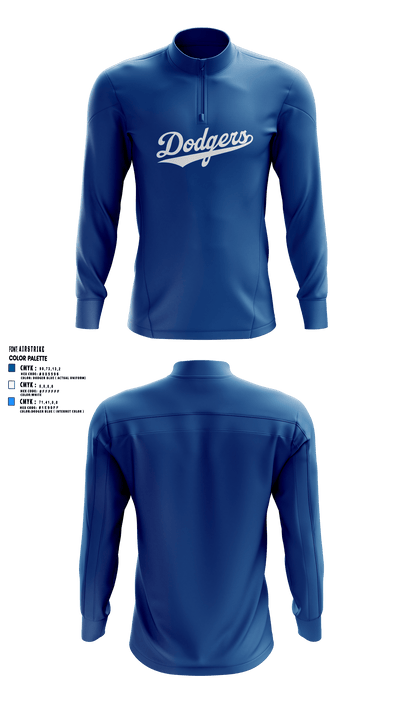 IWV Youth Baseball 93154147 Quarter Zip Jacket - 30