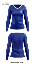 Fairhaven High School Cheer 84985480 Women's Long Sleeve V-neck Shirt - 5