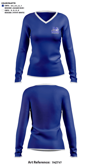 Womens Long Sleeve Vneck Shirt, Fairhaven High School Cheer, Cheer, Teamtime, Team time, sublimation, custom sports apparel, team uniforms, spirit wear, spiritwear, sports uniforms, custom shirts, team store, custom team store, fundraiser sports, apparel fundraiser