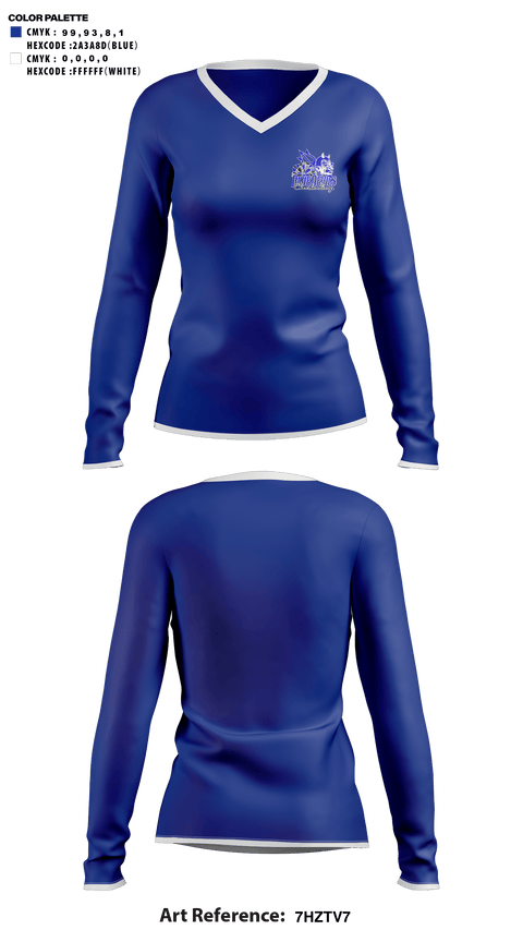 Womens Long Sleeve Vneck Shirt, Fairhaven High School Cheer, Cheer, Teamtime, Team time, sublimation, custom sports apparel, team uniforms, spirit wear, spiritwear, sports uniforms, custom shirts, team store, custom team store, fundraiser sports, apparel fundraiser