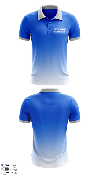 Short Sleeve Performance Polo, Talkin Cowboys, , Teamtime, Team time, sublimation, custom sports apparel, team uniforms, spirit wear, spiritwear, sports uniforms, custom shirts, team store, custom team store, fundraiser sports, apparel fundraiser