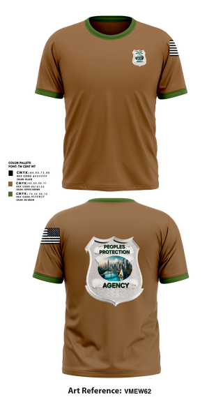 Short Sleeve Performance Shirt, Peoples Protection Agency, LLC, , Teamtime, Team time, sublimation, custom sports apparel, team uniforms, spirit wear, spiritwear, sports uniforms, custom shirts, team store, custom team store, fundraiser sports, apparel fundraiser