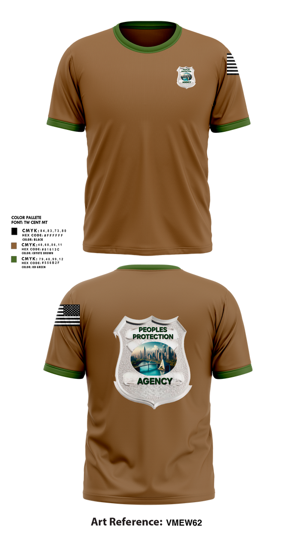 Short Sleeve Performance Shirt, Peoples Protection Agency, LLC, , Teamtime, Team time, sublimation, custom sports apparel, team uniforms, spirit wear, spiritwear, sports uniforms, custom shirts, team store, custom team store, fundraiser sports, apparel fundraiser