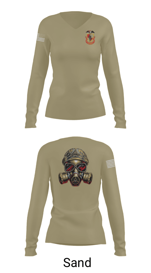 Women's Long Sleeve Vneck Shirt, AIMC-E, , Teamtime, Team time, sublimation, custom sports apparel, team uniforms, spirit wear, spiritwear, sports uniforms, custom shirts, team store, custom team store, fundraiser sports, apparel fundraiser