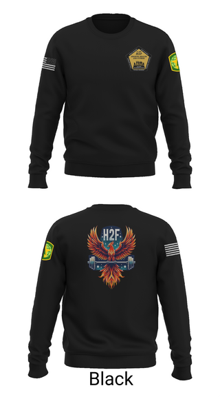 Crew Neck Sweatshirt, Phoenix H2F, Army, Teamtime, Team time, sublimation, custom sports apparel, team uniforms, spirit wear, spiritwear, sports uniforms, custom shirts, team store, custom team store, fundraiser sports, apparel fundraiser