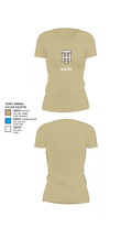 Agates 75737074 Women's Short Sleeve V-neck Shirt - 33
