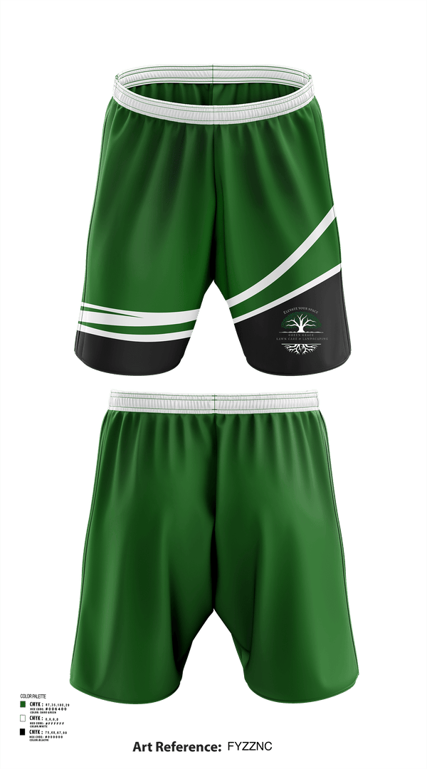 Athletic Shorts With Pockets, Green Grace Lawn Care and Landscaping, , Teamtime, Team time, sublimation, custom sports apparel, team uniforms, spirit wear, spiritwear, sports uniforms, custom shirts, team store, custom team store, fundraiser sports, apparel fundraiser