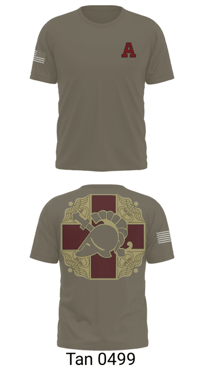 US MEDDAC 46009212 Short Sleeve Performance Shirt - 76
