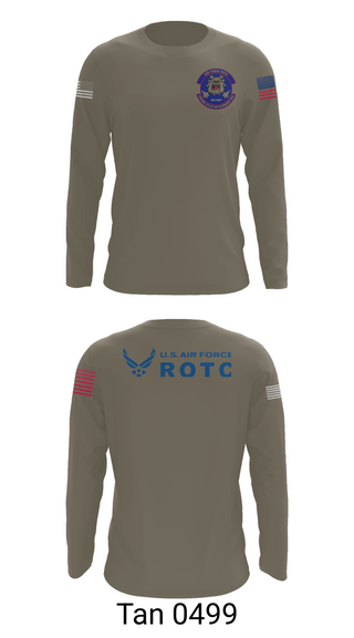Long Sleeve Performance Shirt, Detachment 035, Air Force, Teamtime, Team time, sublimation, custom sports apparel, team uniforms, spirit wear, spiritwear, sports uniforms, custom shirts, team store, custom team store, fundraiser sports, apparel fundraiser