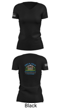 Deck Dr’s Decks and Fences 2773832 Women's Short Sleeve V-neck Shirt - 38