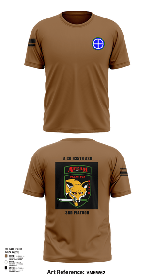 Short Sleeve Performance Shirt, A co 935th ASB 3rd Platoon, National Guard, Teamtime, Team time, sublimation, custom sports apparel, team uniforms, spirit wear, spiritwear, sports uniforms, custom shirts, team store, custom team store, fundraiser sports, apparel fundraiser