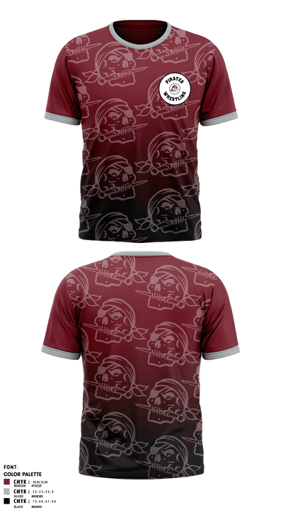 Braden River High School Wrestling 19591085 Short Sleeve Rash Guard Shirt - 2