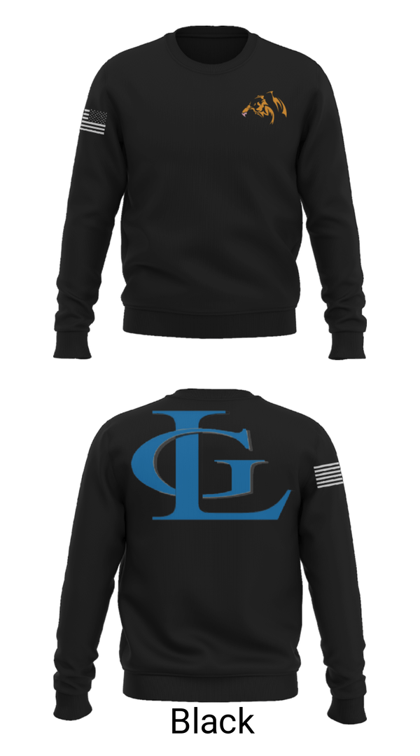 Crew Neck Sweatshirt, La Grande High School Soccer, Men's Soccer, Teamtime, Team time, sublimation, custom sports apparel, team uniforms, spirit wear, spiritwear, sports uniforms, custom shirts, team store, custom team store, fundraiser sports, apparel fundraiser
