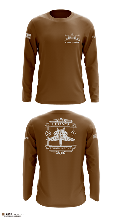 Q TROOP 2/278 ACR 39002186 Long Sleeve Performance Shirt - 10