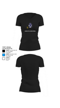 Ledyard Little League Softball 71163605 Women's Short Sleeve V-neck Shirt - 10