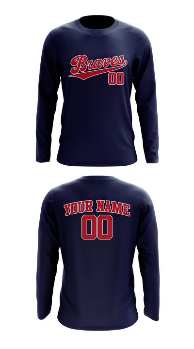 IWV Youth Baseball 93154147 Long Sleeve Performance Shirt 24