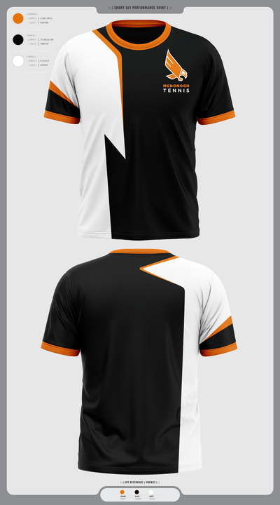 Mcdonogh Tennis 21127980 Short Sleeve Performance Shirt - 2