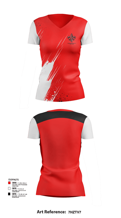 Womens Short Sleeve Vneck Shirt, Calhoun County High School Cross Country, Cross Country, Teamtime, Team time, sublimation, custom sports apparel, team uniforms, spirit wear, spiritwear, sports uniforms, custom shirts, team store, custom team store, fundraiser sports, apparel fundraiser