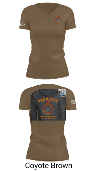 Womens Short Sleeve Vneck Shirt, FMS Moore, Army, Teamtime, Team time, sublimation, custom sports apparel, team uniforms, spirit wear, spiritwear, sports uniforms, custom shirts, team store, custom team store, fundraiser sports, apparel fundraiser