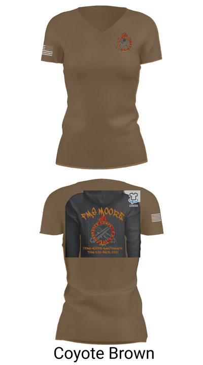 FMS Moore 83066116 Women's Short Sleeve V-neck Shirt - 8