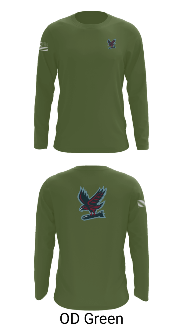 Long Sleeve Performance Shirt, Hawksquad, Air Force, Teamtime, Team time, sublimation, custom sports apparel, team uniforms, spirit wear, spiritwear, sports uniforms, custom shirts, team store, custom team store, fundraiser sports, apparel fundraiser