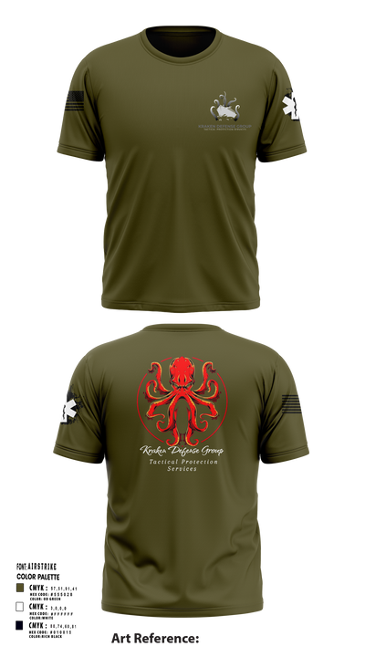 Kraken Defense Group 92519053 Short Sleeve Performance Shirt - 112