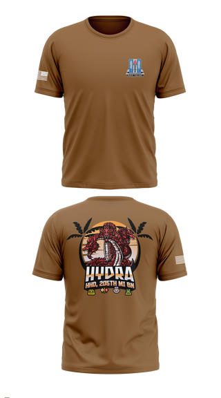 Short Sleeve Performance Shirt, HHD 205th MI BN, Army, Teamtime, Team time, sublimation, custom sports apparel, team uniforms, spirit wear, spiritwear, sports uniforms, custom shirts, team store, custom team store, fundraiser sports, apparel fundraiser